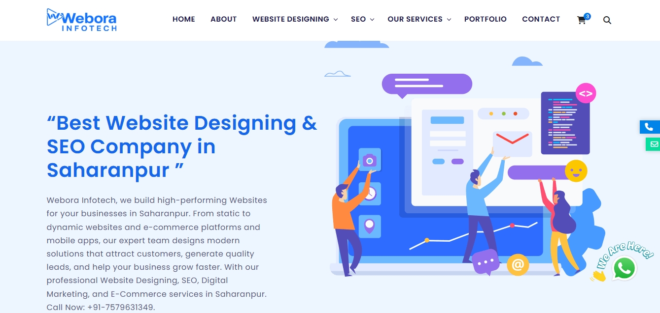 E-commerce Website Project by Webora Infotech